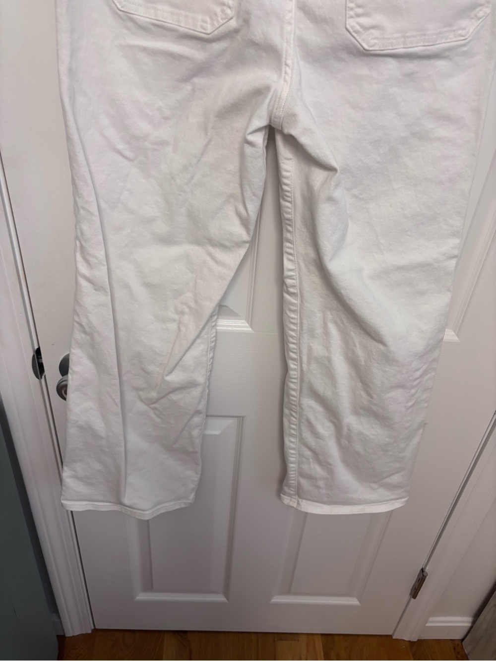 J. Crew Full length Slim White Wide Leg Jeans in white - Picture 13 of 15